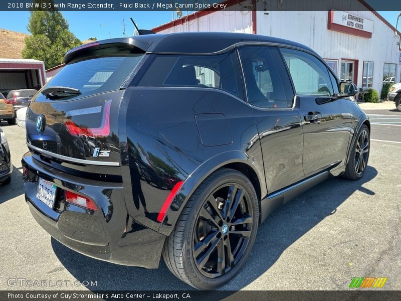 Fluid Black / Mega Carum Spice Grey 2018 BMW i3 S with Range Extender