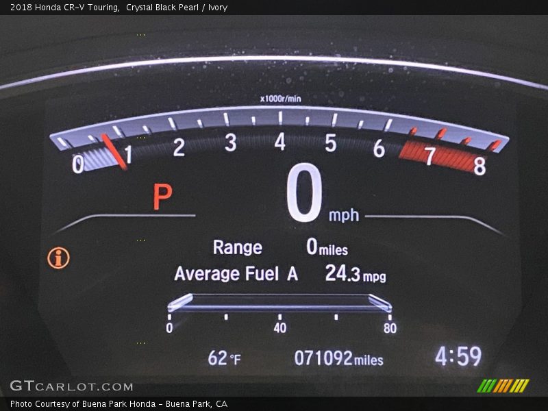 Crystal Black Pearl / Ivory 2018 Honda CR-V Touring