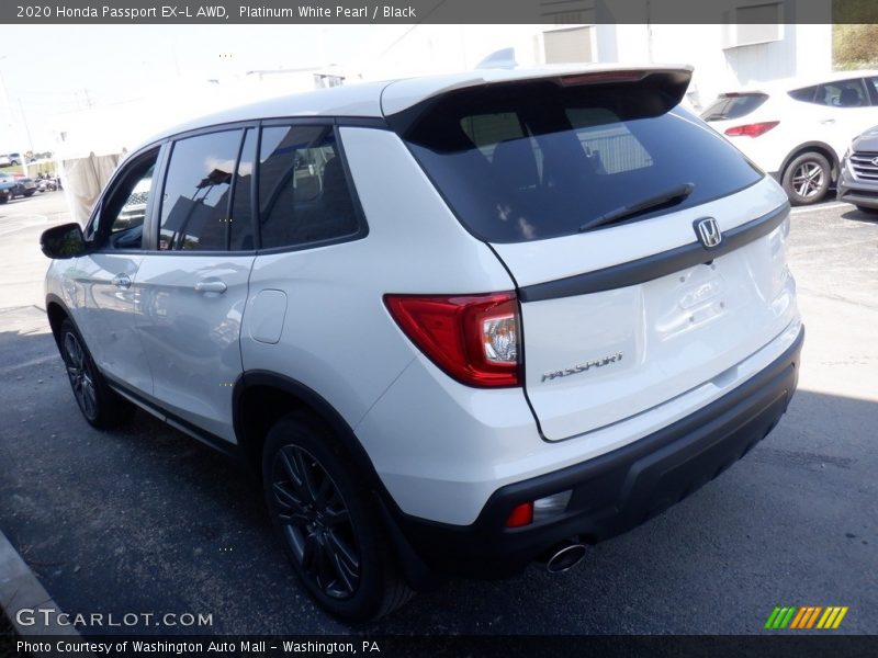 Platinum White Pearl / Black 2020 Honda Passport EX-L AWD