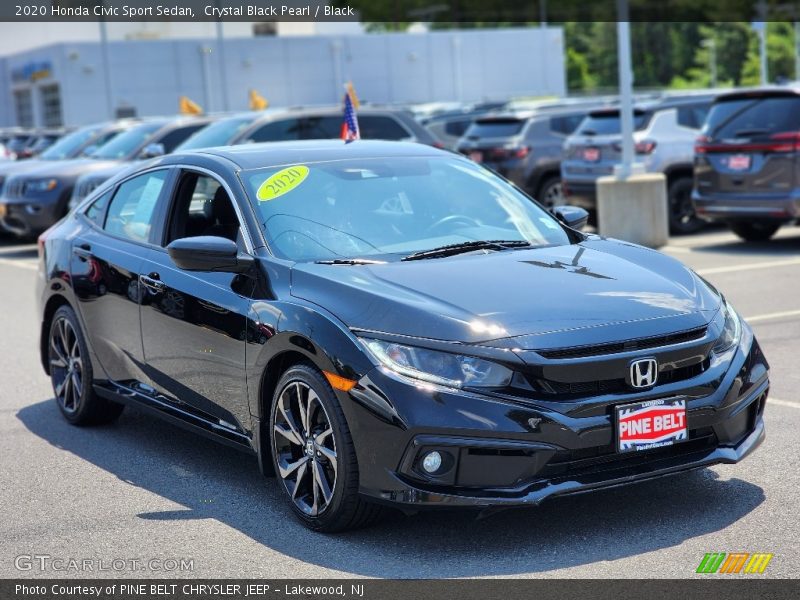 Front 3/4 View of 2020 Civic Sport Sedan