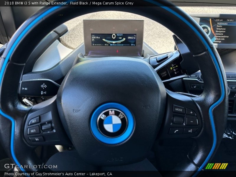 Fluid Black / Mega Carum Spice Grey 2018 BMW i3 S with Range Extender