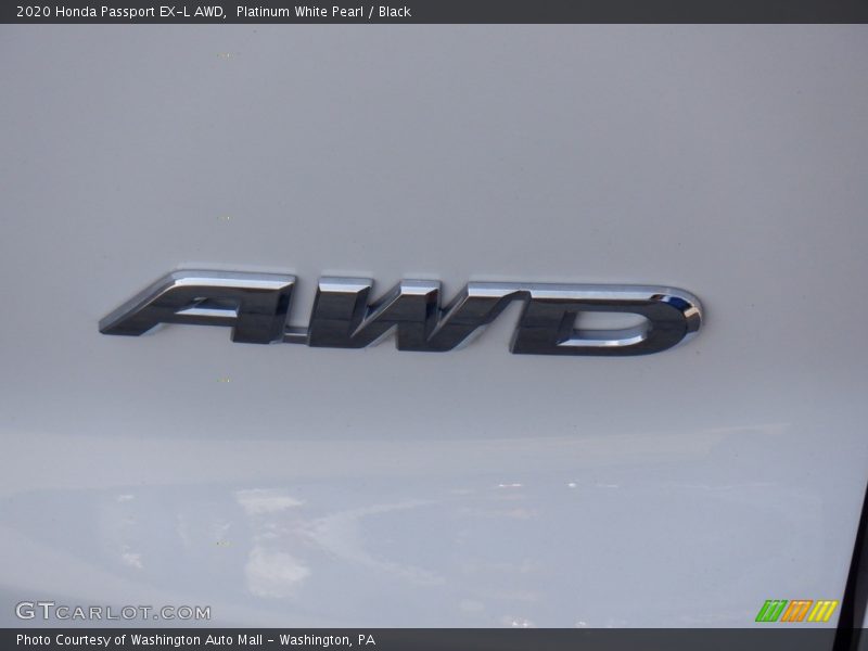 Platinum White Pearl / Black 2020 Honda Passport EX-L AWD