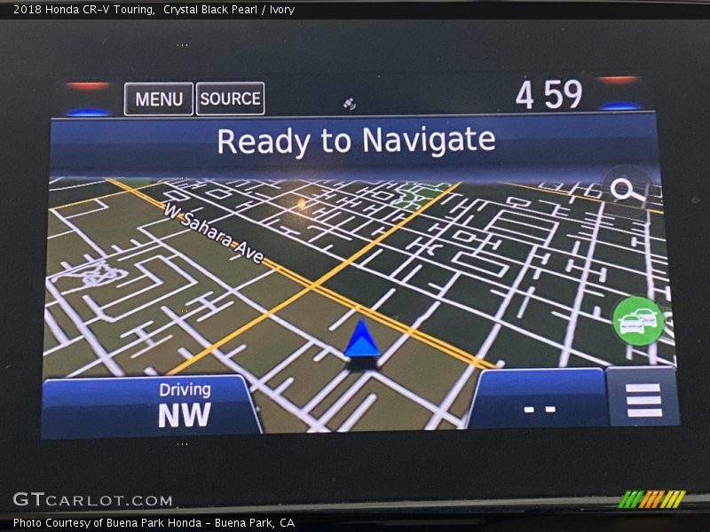 Navigation of 2018 CR-V Touring