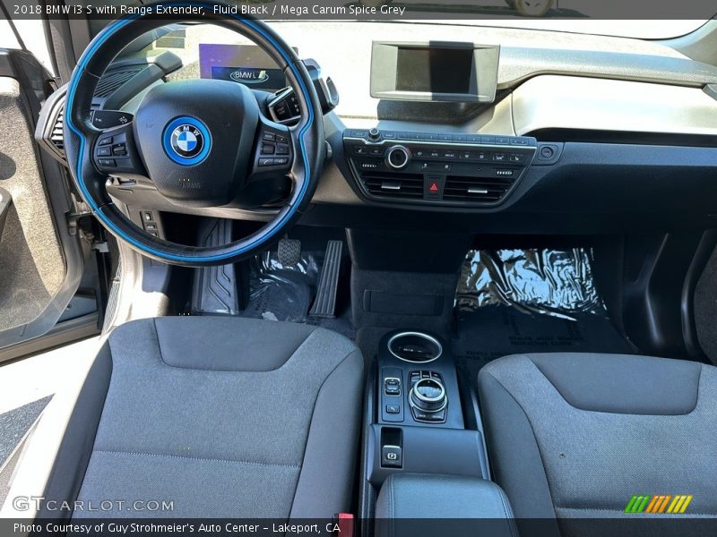 Fluid Black / Mega Carum Spice Grey 2018 BMW i3 S with Range Extender
