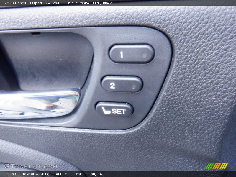 Platinum White Pearl / Black 2020 Honda Passport EX-L AWD