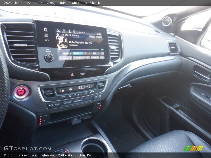 Platinum White Pearl / Black 2020 Honda Passport EX-L AWD
