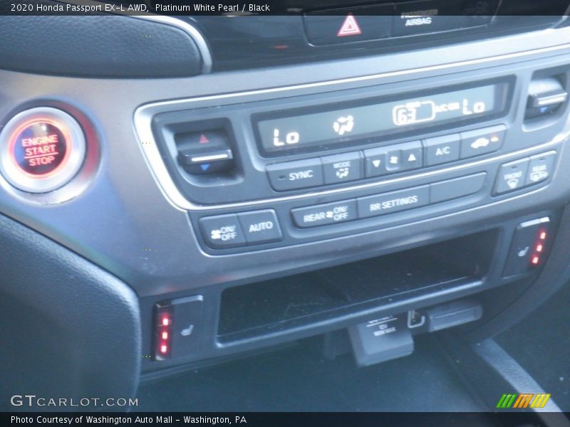 Platinum White Pearl / Black 2020 Honda Passport EX-L AWD