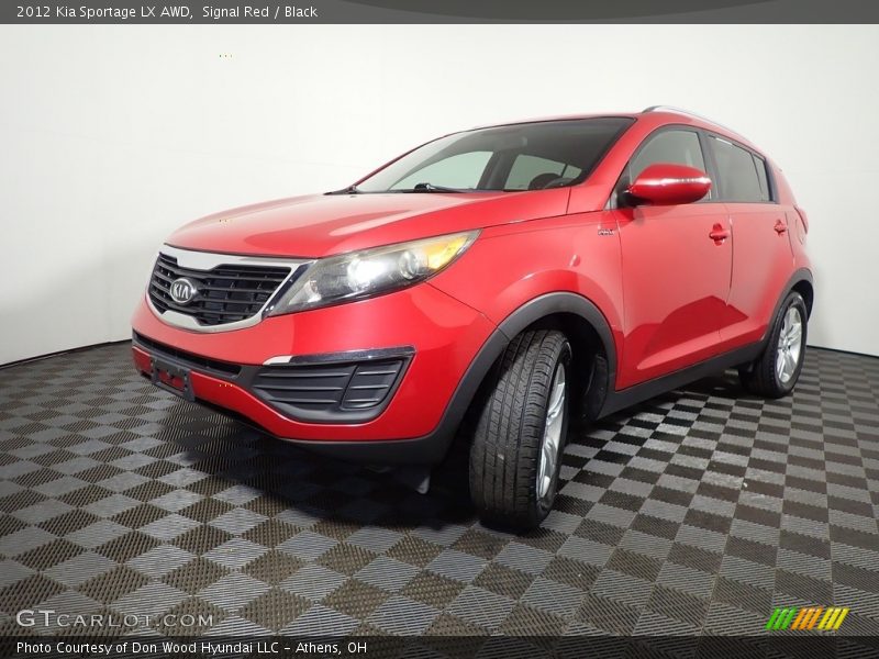 Signal Red / Black 2012 Kia Sportage LX AWD