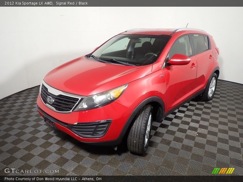 Signal Red / Black 2012 Kia Sportage LX AWD