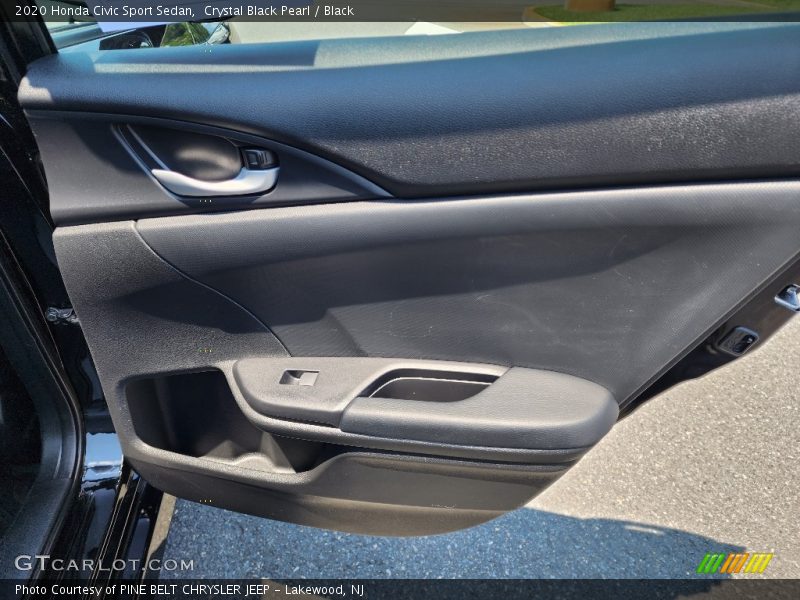 Crystal Black Pearl / Black 2020 Honda Civic Sport Sedan