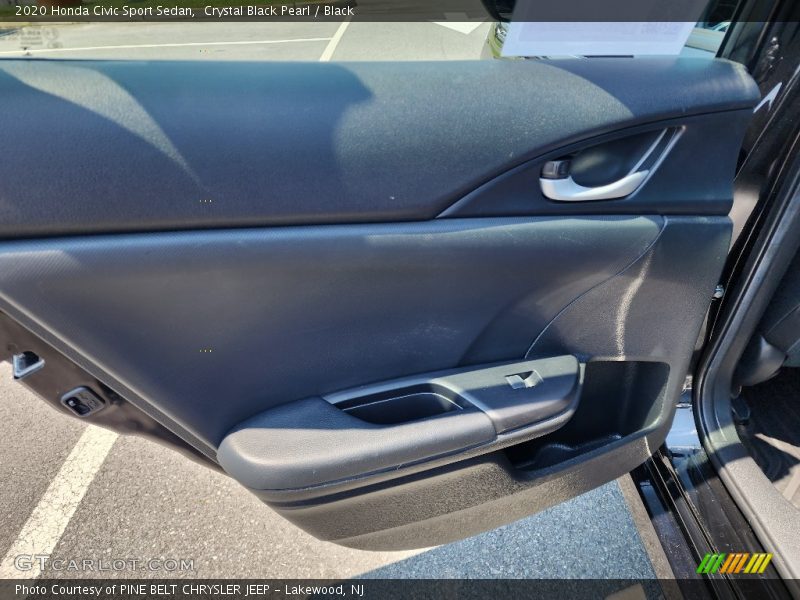 Crystal Black Pearl / Black 2020 Honda Civic Sport Sedan