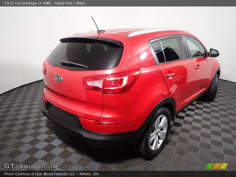 Signal Red / Black 2012 Kia Sportage LX AWD