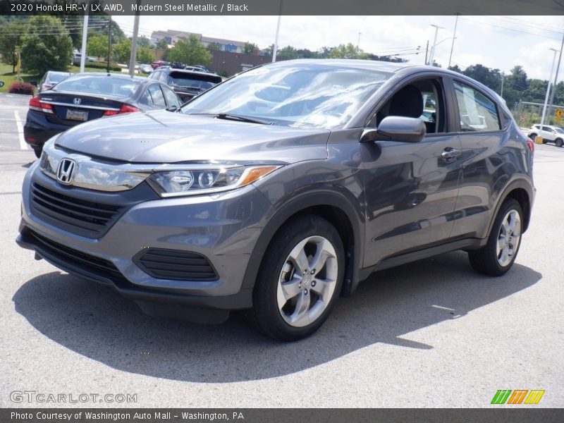 Modern Steel Metallic / Black 2020 Honda HR-V LX AWD