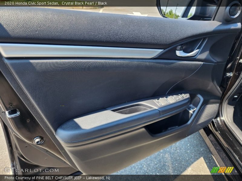 Crystal Black Pearl / Black 2020 Honda Civic Sport Sedan