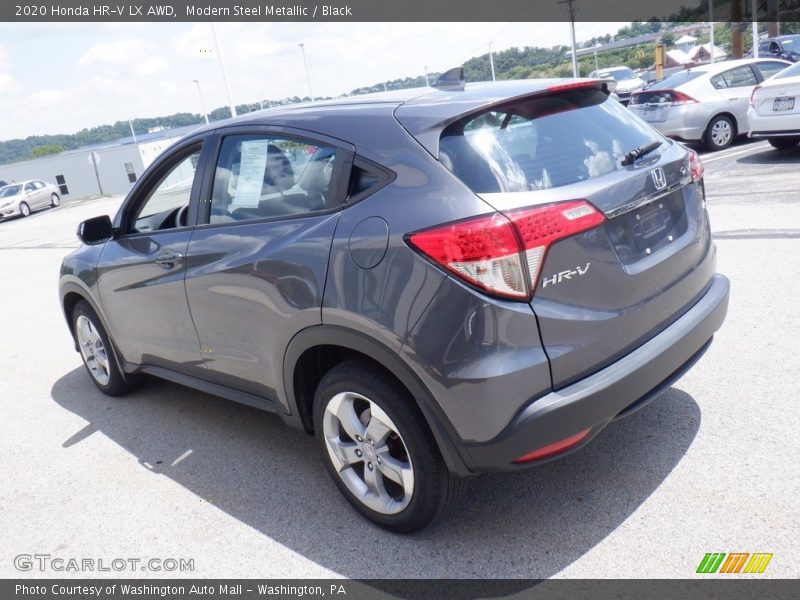 Modern Steel Metallic / Black 2020 Honda HR-V LX AWD