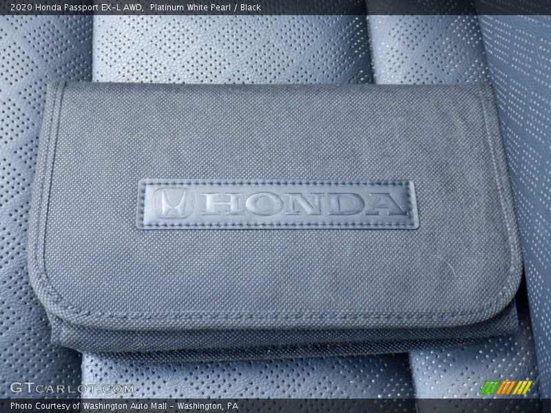 Platinum White Pearl / Black 2020 Honda Passport EX-L AWD