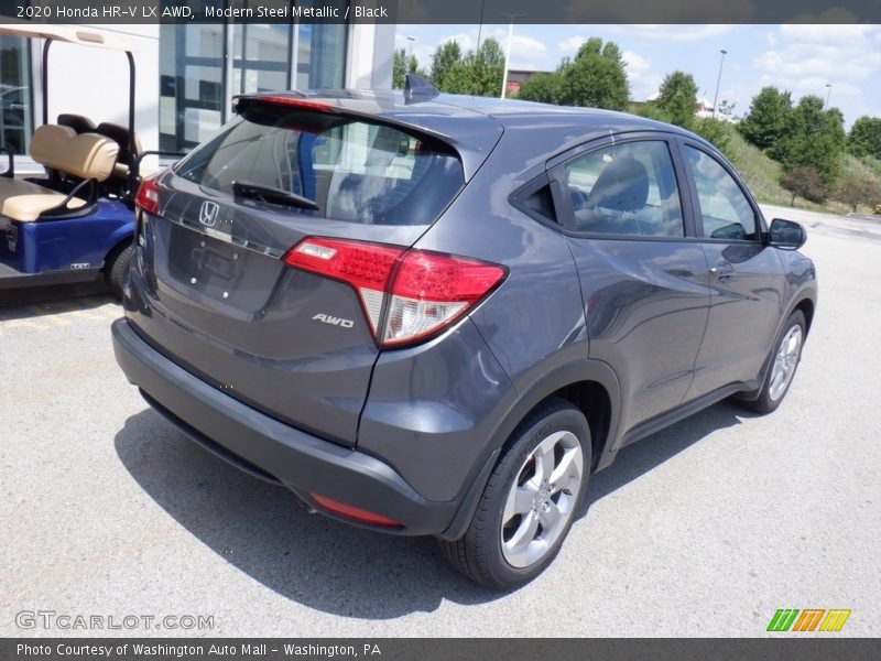 Modern Steel Metallic / Black 2020 Honda HR-V LX AWD