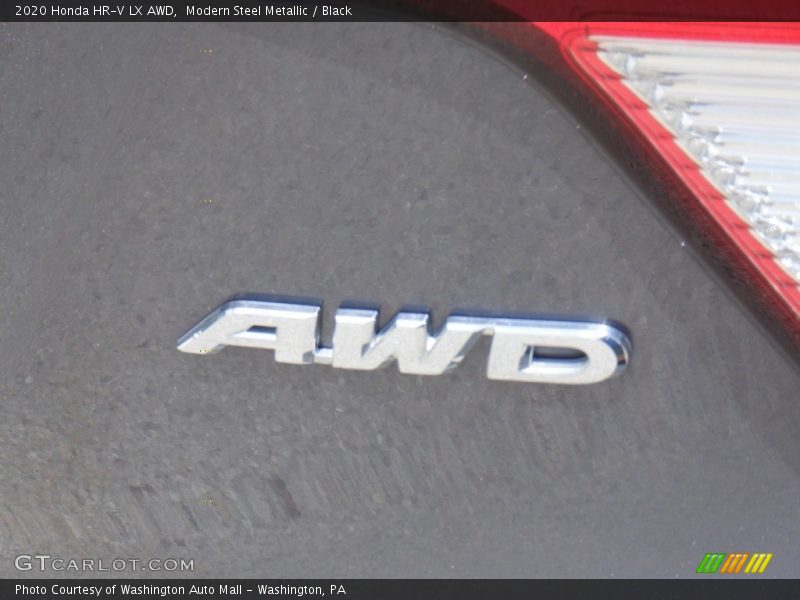 Modern Steel Metallic / Black 2020 Honda HR-V LX AWD