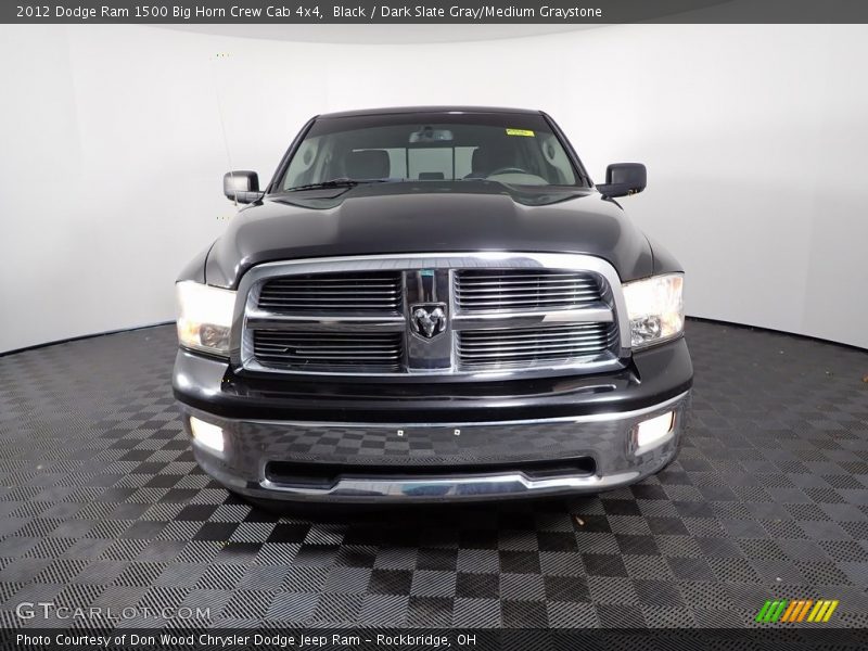 Black / Dark Slate Gray/Medium Graystone 2012 Dodge Ram 1500 Big Horn Crew Cab 4x4