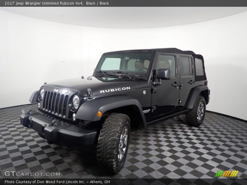 Black / Black 2017 Jeep Wrangler Unlimited Rubicon 4x4