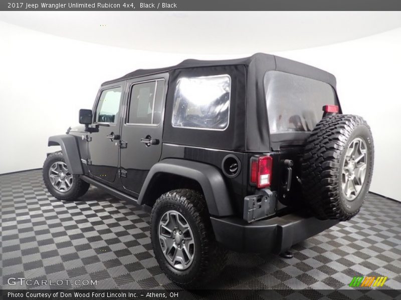 Black / Black 2017 Jeep Wrangler Unlimited Rubicon 4x4