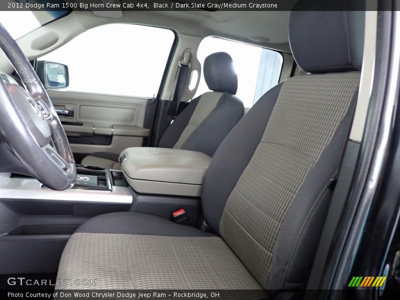 Black / Dark Slate Gray/Medium Graystone 2012 Dodge Ram 1500 Big Horn Crew Cab 4x4