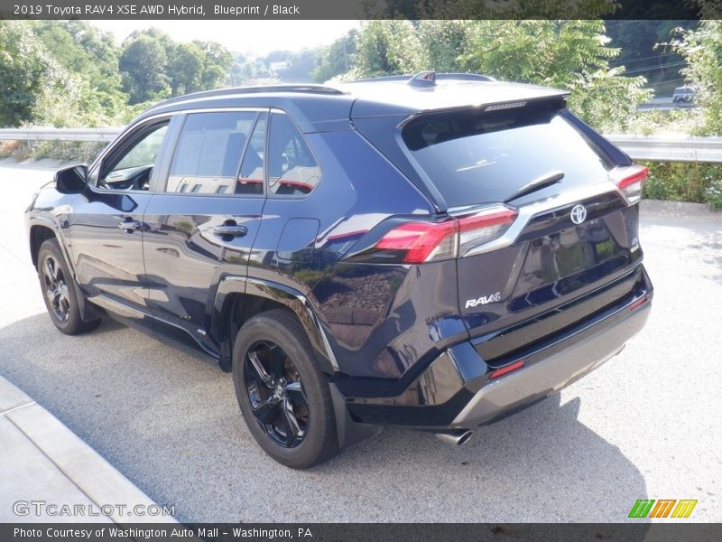 Blueprint / Black 2019 Toyota RAV4 XSE AWD Hybrid