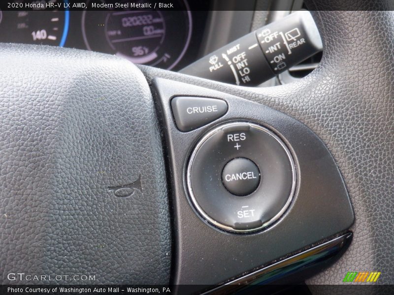 Modern Steel Metallic / Black 2020 Honda HR-V LX AWD