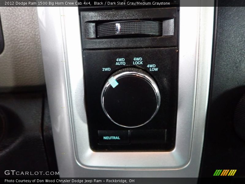 Black / Dark Slate Gray/Medium Graystone 2012 Dodge Ram 1500 Big Horn Crew Cab 4x4