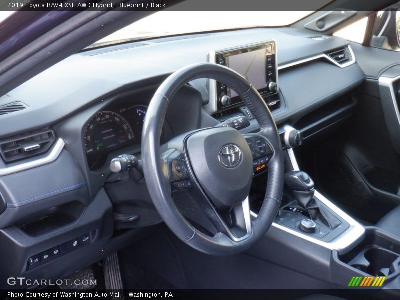 Blueprint / Black 2019 Toyota RAV4 XSE AWD Hybrid