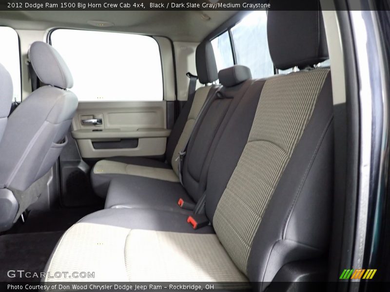 Black / Dark Slate Gray/Medium Graystone 2012 Dodge Ram 1500 Big Horn Crew Cab 4x4
