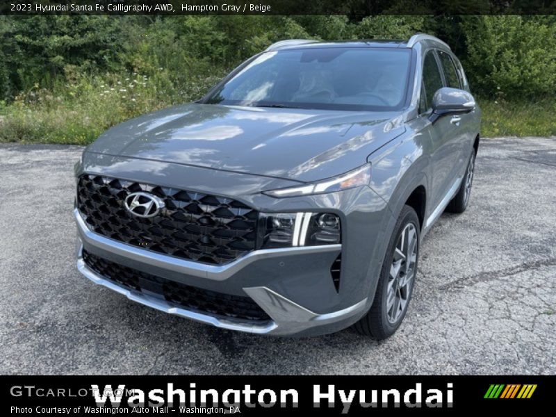 Hampton Gray / Beige 2023 Hyundai Santa Fe Calligraphy AWD