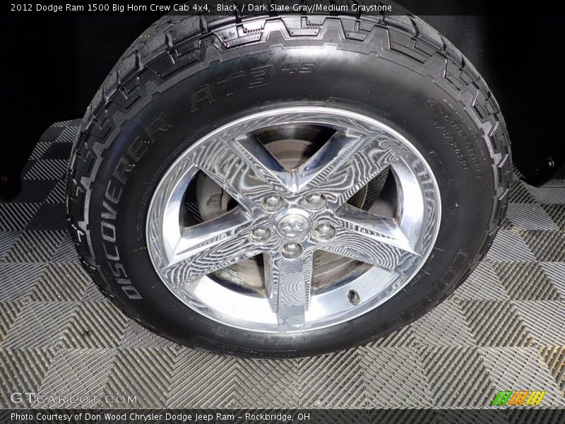 Black / Dark Slate Gray/Medium Graystone 2012 Dodge Ram 1500 Big Horn Crew Cab 4x4