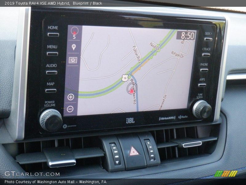 Blueprint / Black 2019 Toyota RAV4 XSE AWD Hybrid