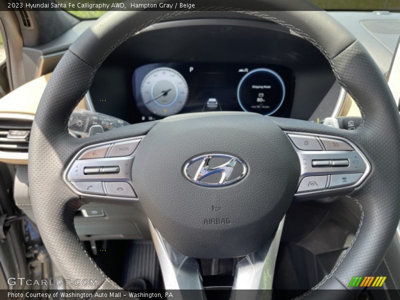 Hampton Gray / Beige 2023 Hyundai Santa Fe Calligraphy AWD