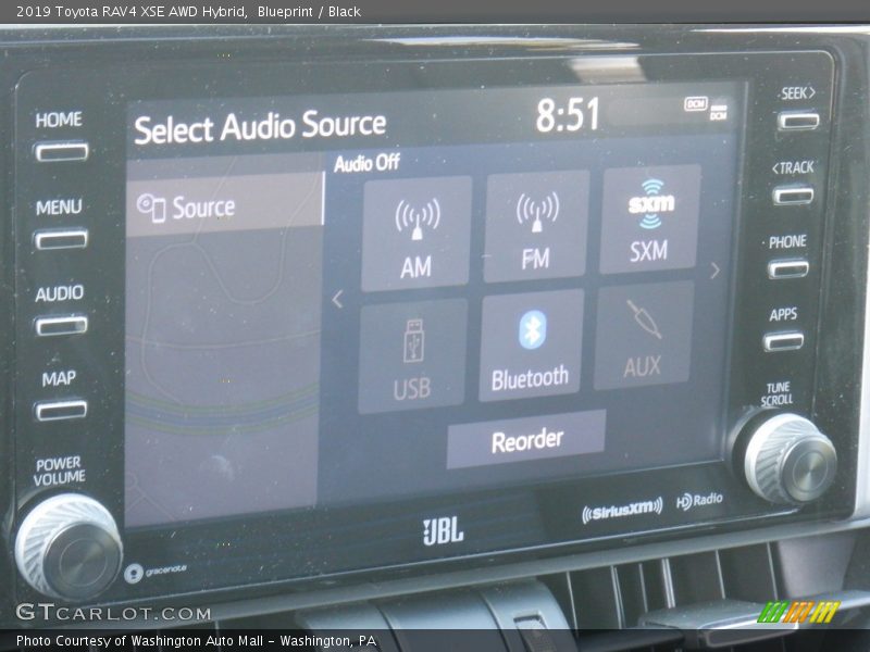 Blueprint / Black 2019 Toyota RAV4 XSE AWD Hybrid