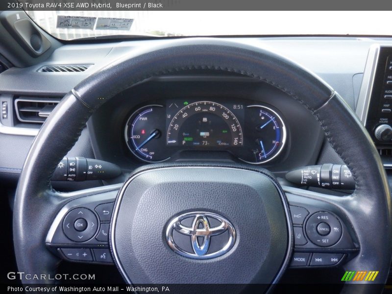 Blueprint / Black 2019 Toyota RAV4 XSE AWD Hybrid