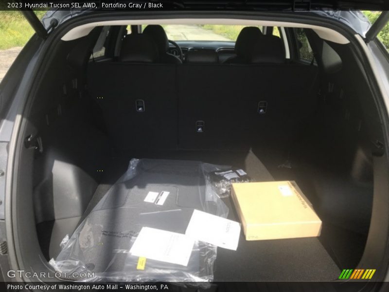 Portofino Gray / Black 2023 Hyundai Tucson SEL AWD