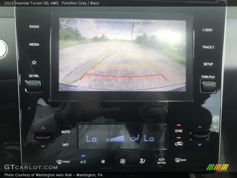 Portofino Gray / Black 2023 Hyundai Tucson SEL AWD