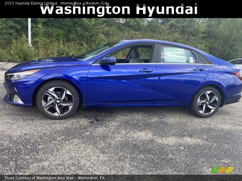 Intense Blue / Medium Gray 2023 Hyundai Elantra Limited