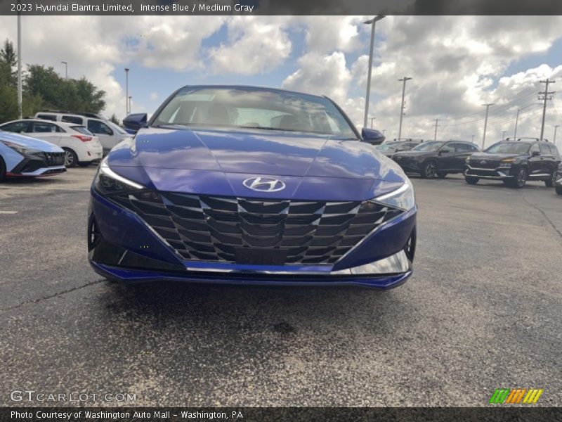 Intense Blue / Medium Gray 2023 Hyundai Elantra Limited