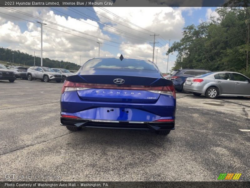 Intense Blue / Medium Gray 2023 Hyundai Elantra Limited