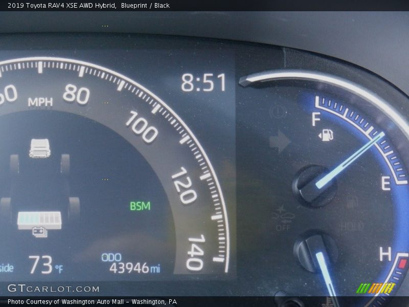 Blueprint / Black 2019 Toyota RAV4 XSE AWD Hybrid