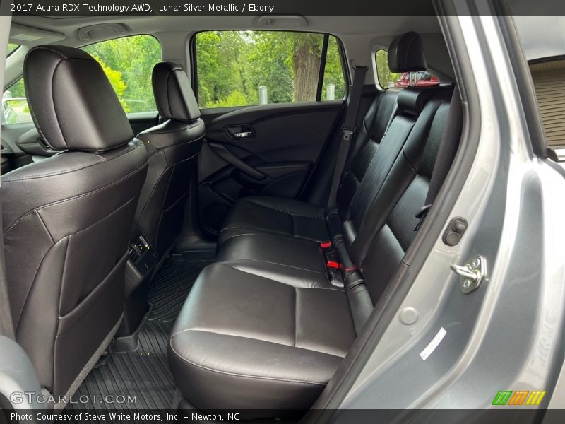 Rear Seat of 2017 RDX Technology AWD