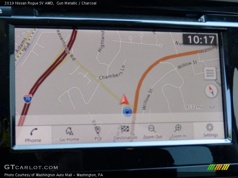 Navigation of 2019 Rogue SV AWD