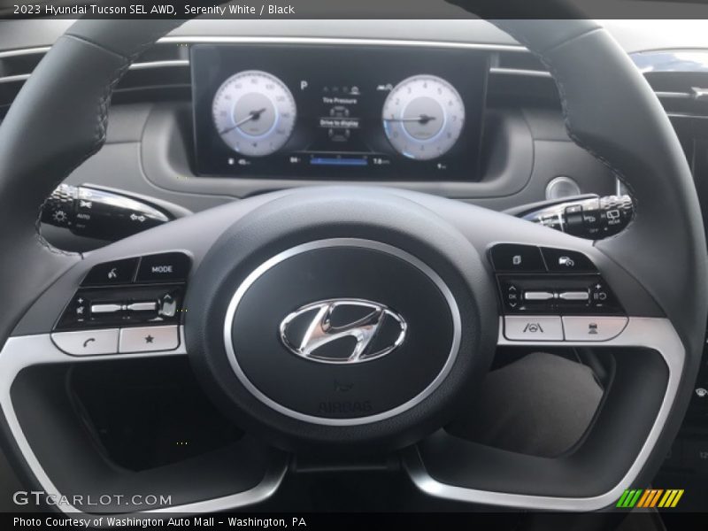Serenity White / Black 2023 Hyundai Tucson SEL AWD