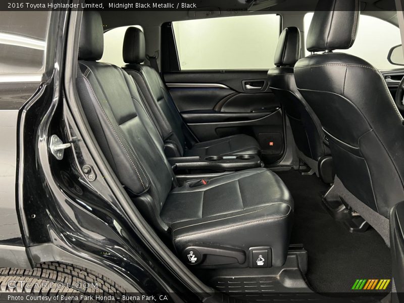 Rear Seat of 2016 Highlander Limited