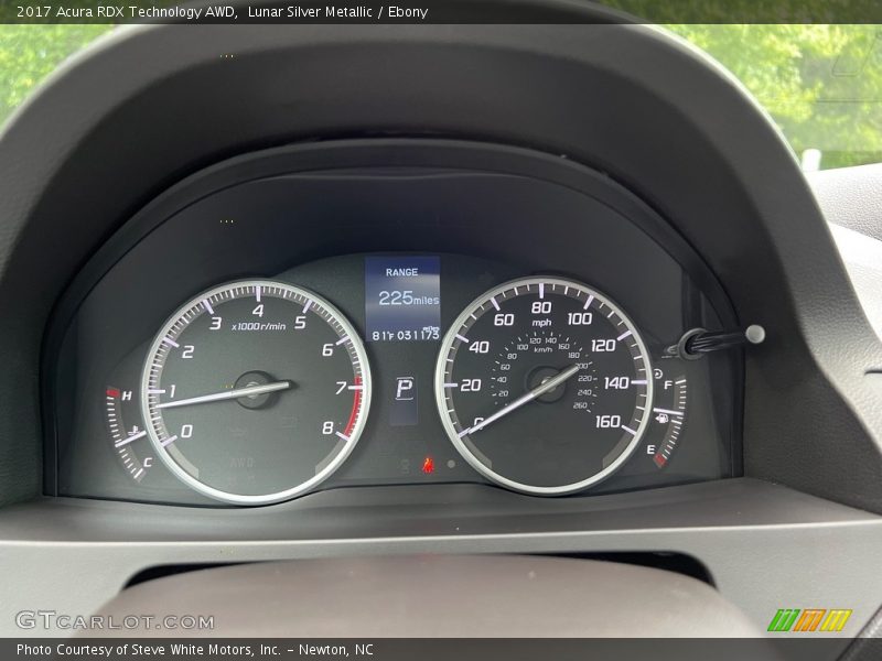  2017 RDX Technology AWD Technology AWD Gauges
