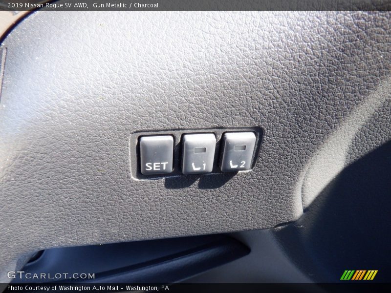 Gun Metallic / Charcoal 2019 Nissan Rogue SV AWD