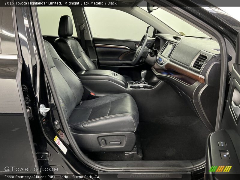 Front Seat of 2016 Highlander Limited